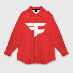 Мужская рубашка oversize 3D FaZe clan