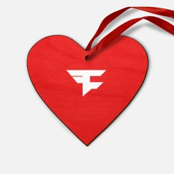 Деревянная игрушка Сердце FaZe clan
