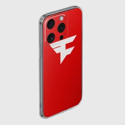 Чехол для iPhone 15 Pro Max силиконовый с защитой камеры FaZe clan - фото 2