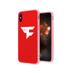 Чехол для iPhone X матовый FaZe clan - фото 2