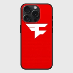 Чехол силиконовый для Apple iPhone 15 Pro матовый FaZe clan