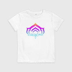 Детская футболка хлопок Warframe лотос