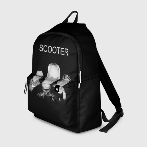 Рюкзак 3D с принтом Scooter, вид спереди #2