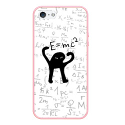 Чехол для iPhone 5/5S матовый ЪУЪ съука e=mc2