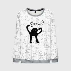 Мужской свитшот 3D ЪУЪ съука e=mc2