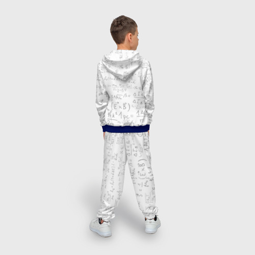 Детский 3D костюм с принтом ЪУЪ СЪУКА E=mc2, вид сзади #2