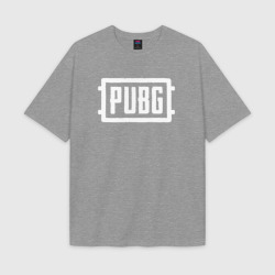 Женская футболка Oversize хлопок texturе PUBG