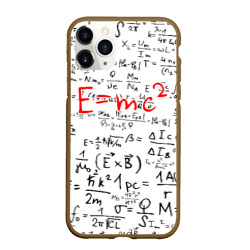 Чехол для iPhone 11 Pro Max матовый E=mc2 редач