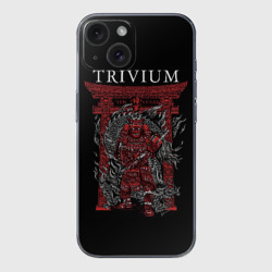 Чехол для iPhone 15 силиконовый с защитой камеры Trivium