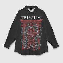 Женская рубашка oversize 3D Trivium