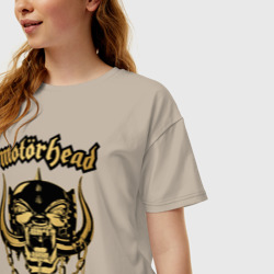 Женская футболка хлопок Oversize Motorhead - фото 2