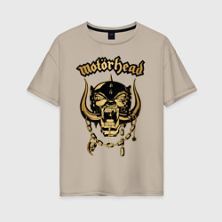 Женская футболка хлопок Oversize Motorhead