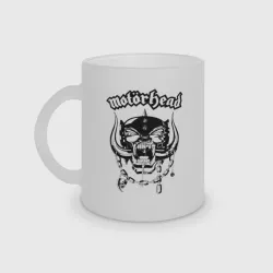 Кружка матовая стеклянная Motorhead