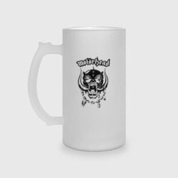 Кружка пивная матовое стекло Motorhead