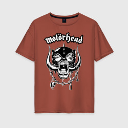 Женская футболка хлопок Oversize Motorhead