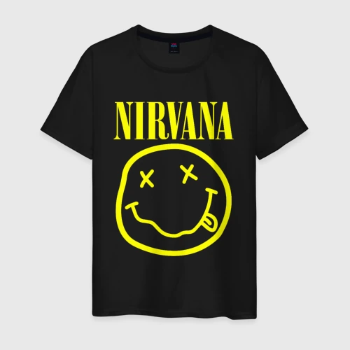 Светящаяся мужская футболка Nirvana Нирвана