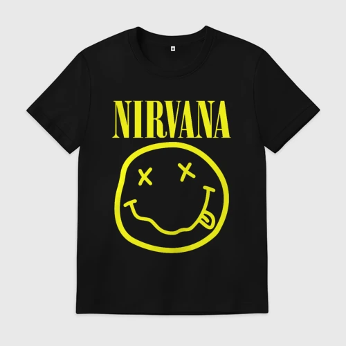 Мужская футболка хлопок Nirvana Нирвана