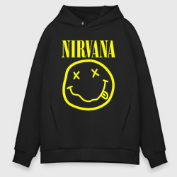 Мужское худи Oversize хлопок Nirvana Нирвана