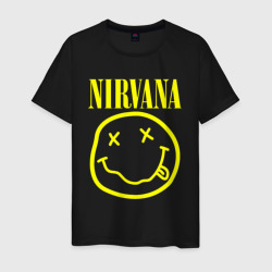 Мужская футболка хлопок Nirvana Нирвана