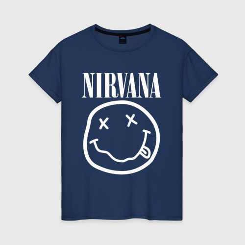 Женская футболка хлопок Nirvana