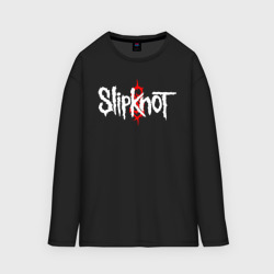 Мужской лонгслив oversize хлопок Slipknot