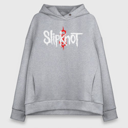 Женское худи Oversize хлопок Slipknot