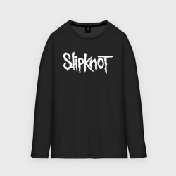 Мужской лонгслив oversize хлопок Slipknot