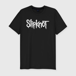 Мужская футболка хлопок Slim Slipknot