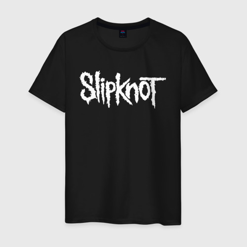 Мужская футболка хлопок Slipknot, цвет черный