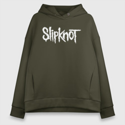 Женское худи Oversize хлопок Slipknot