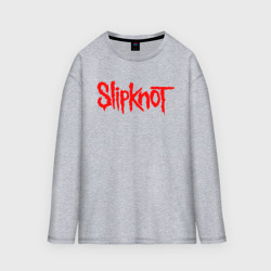 Мужской лонгслив oversize хлопок Slipknot Слипкнот