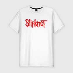 Мужская футболка хлопок Slim Slipknot Слипкнот