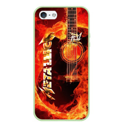 Чехол для iPhone 5/5S матовый Metallica Металлика Металика
