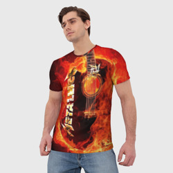 Мужская футболка 3D Metallica Металлика Металика - фото 2