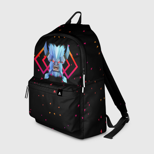 Рюкзак 3D с принтом Dota 2 - Spirit Breaker, вид спереди #2