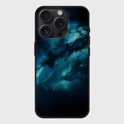 Чехол силиконовый для Apple iPhone 15 Pro матовый Космос