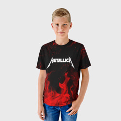 Детская футболка 3D Metallica на спине - фото 2