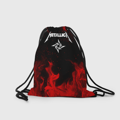 Рюкзак-мешок 3D Metallica на спине - фото 2