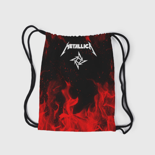 Рюкзак-мешок 3D Metallica на спине - фото 7