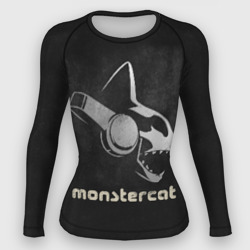 Женский рашгард 3D Monstercat