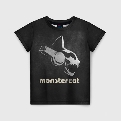 Детская футболка 3D Monstercat, цвет 3D печать