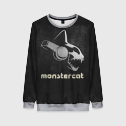 Женский свитшот 3D Monstercat