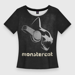 Женская футболка 3D Slim Monstercat