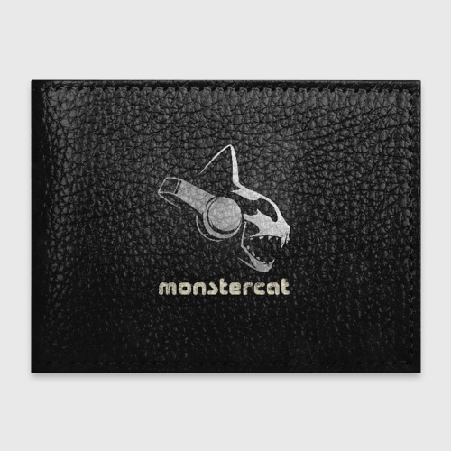 Обложка для студенческого билета Monstercat, цвет зеленый