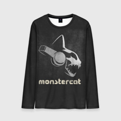 Мужской лонгслив 3D Monstercat