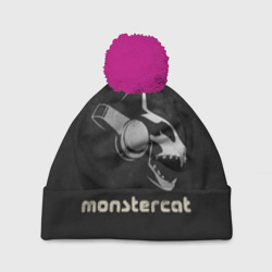 Шапка 3D c помпоном Monstercat