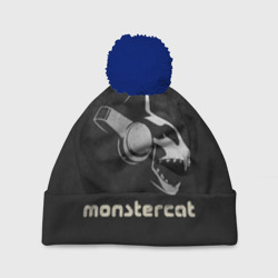 Шапка 3D c помпоном Monstercat