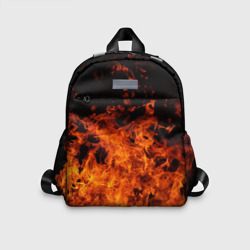 Детский рюкзак 3D Огонь