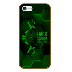 Чехол для iPhone 5/5S матовый Hack Cyberspace