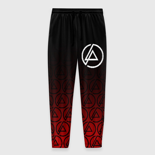 Мужские брюки 3D с принтом Linkin Park, вид спереди #2